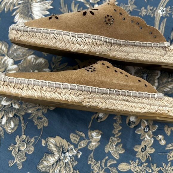 Anthropologie Maypol Suede Spain Espadrille Sandals in Tan - Picture 5 of 10